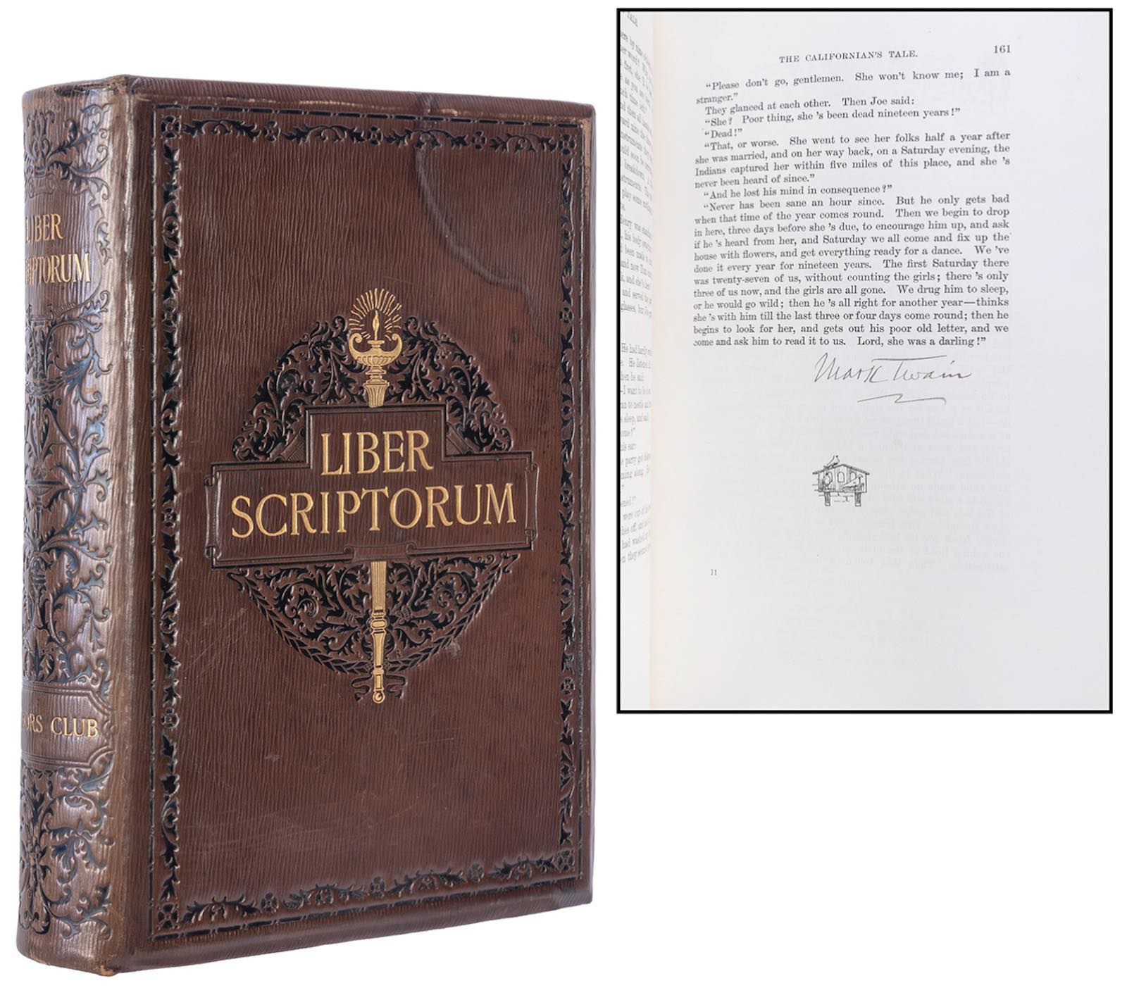 A first edition, limited issue copy of Liber Scriptorum, was estimated at $10,000-15,000 and traded hands at $43,200.