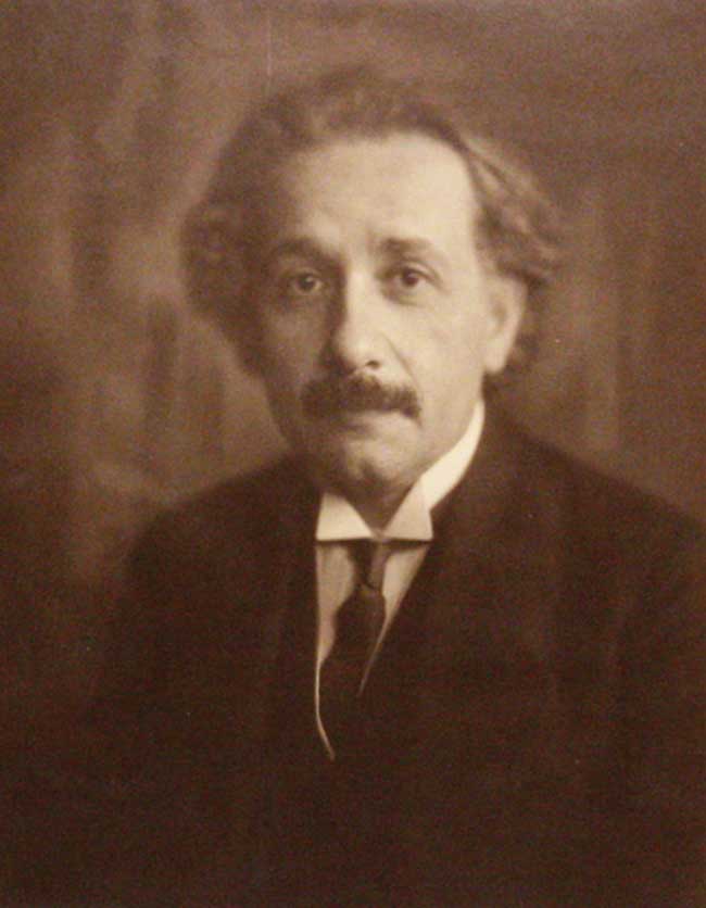 Albert Einstein, 1921.