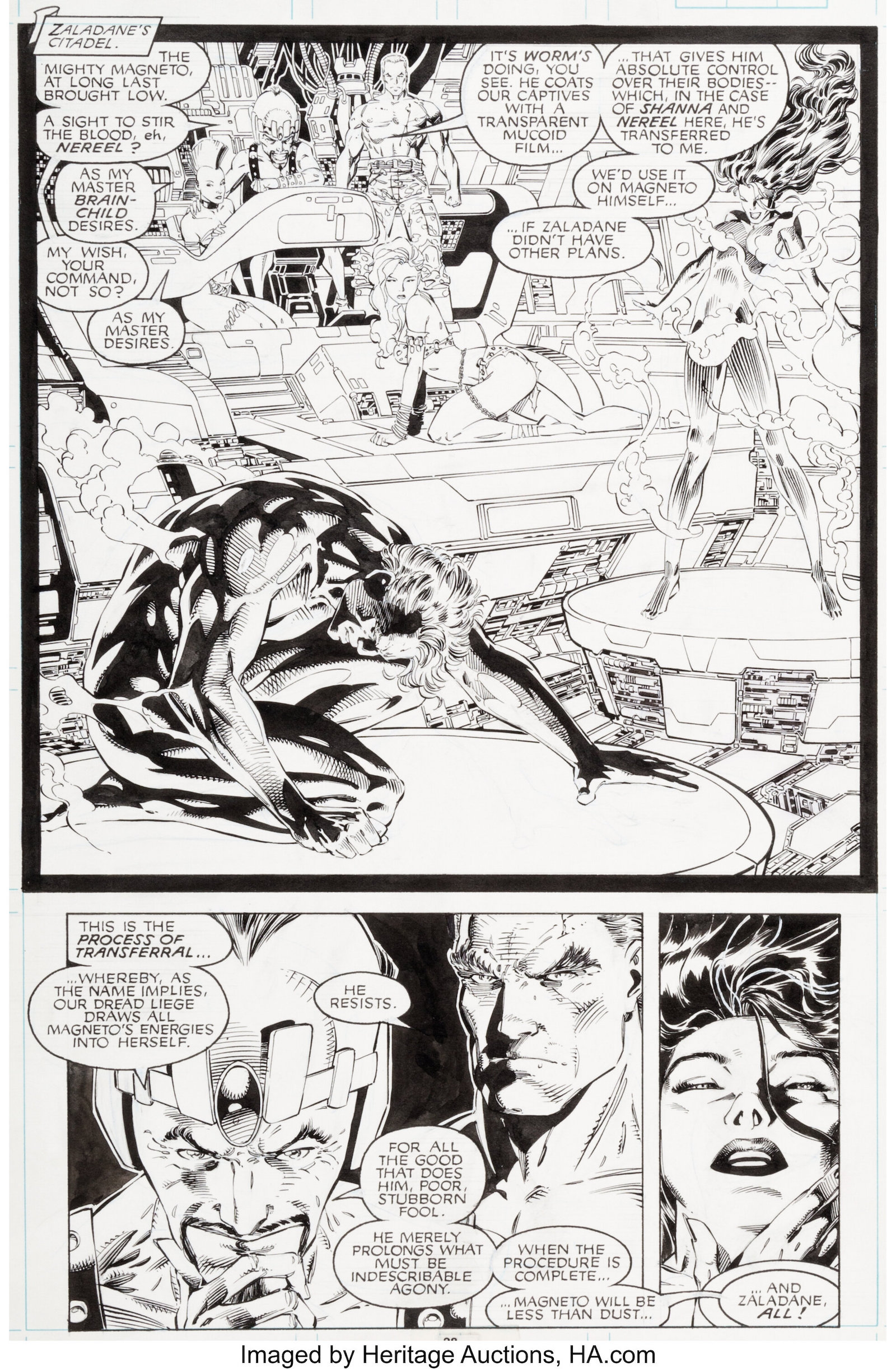 Jim Lee and Scott Williams The Uncanny X-Men #275 Story Page 23 Original Art (Marvel, 1991)