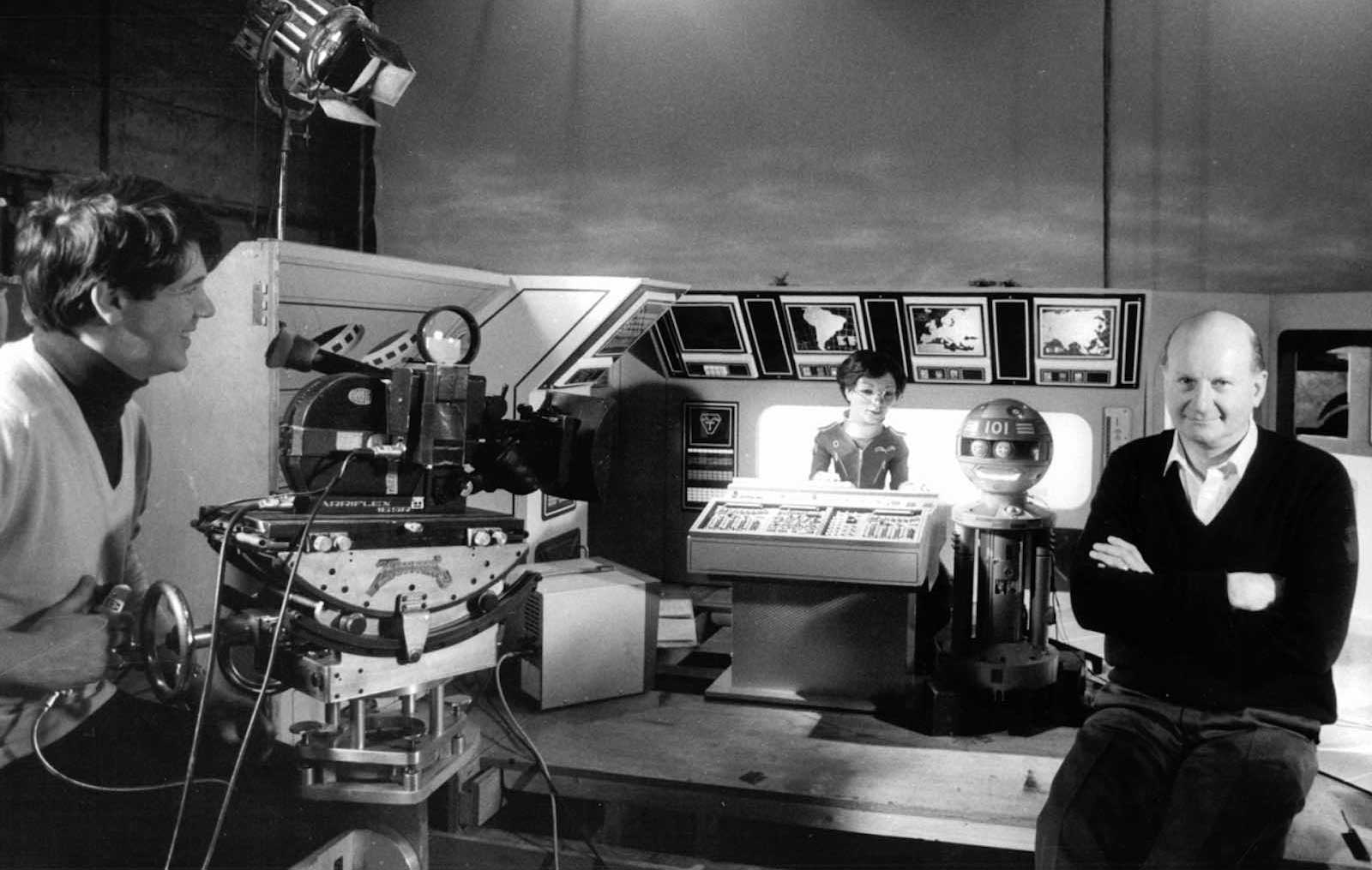 Gerry Anderson in his studio