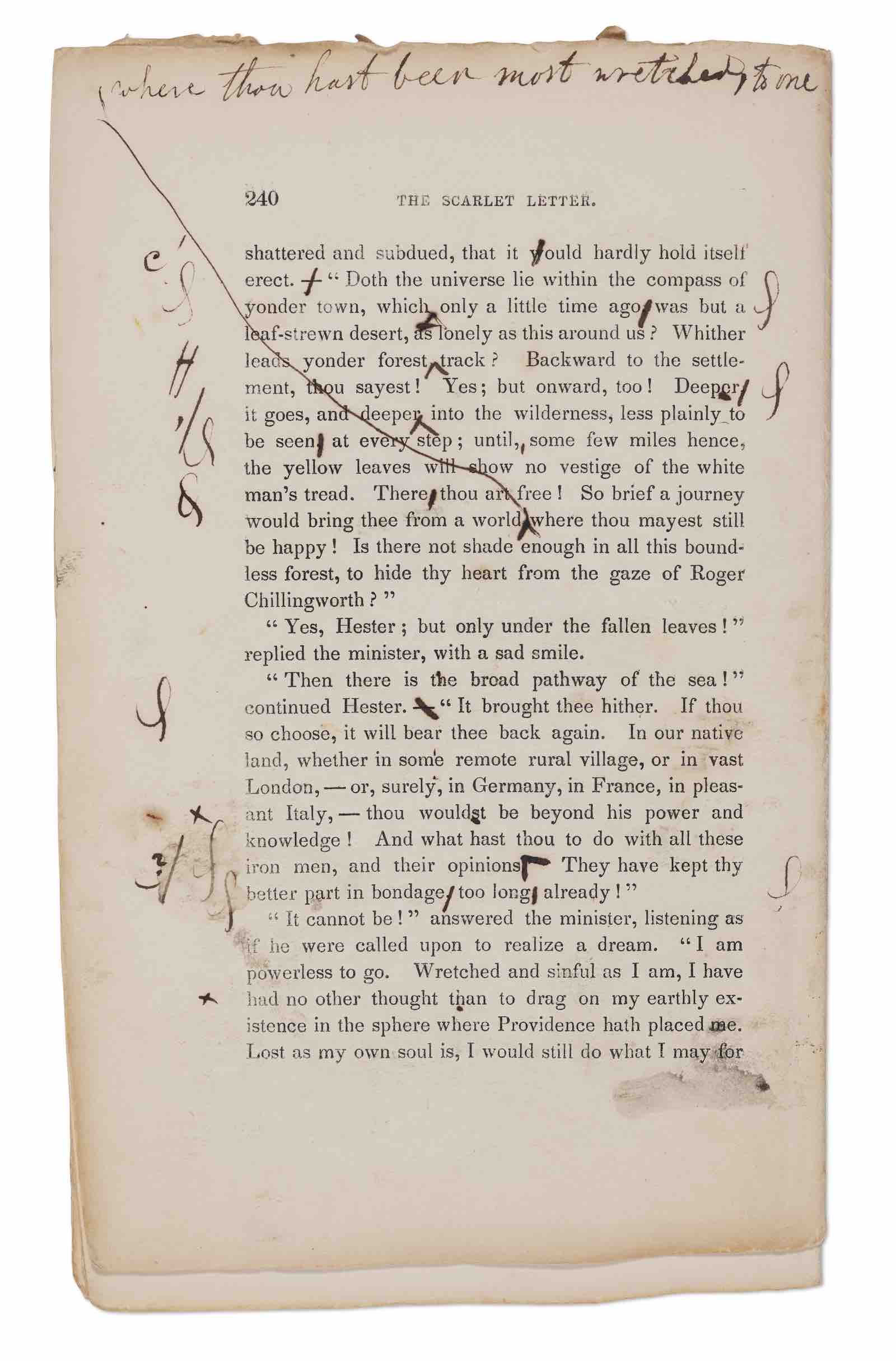 The Scarlet Letter proof