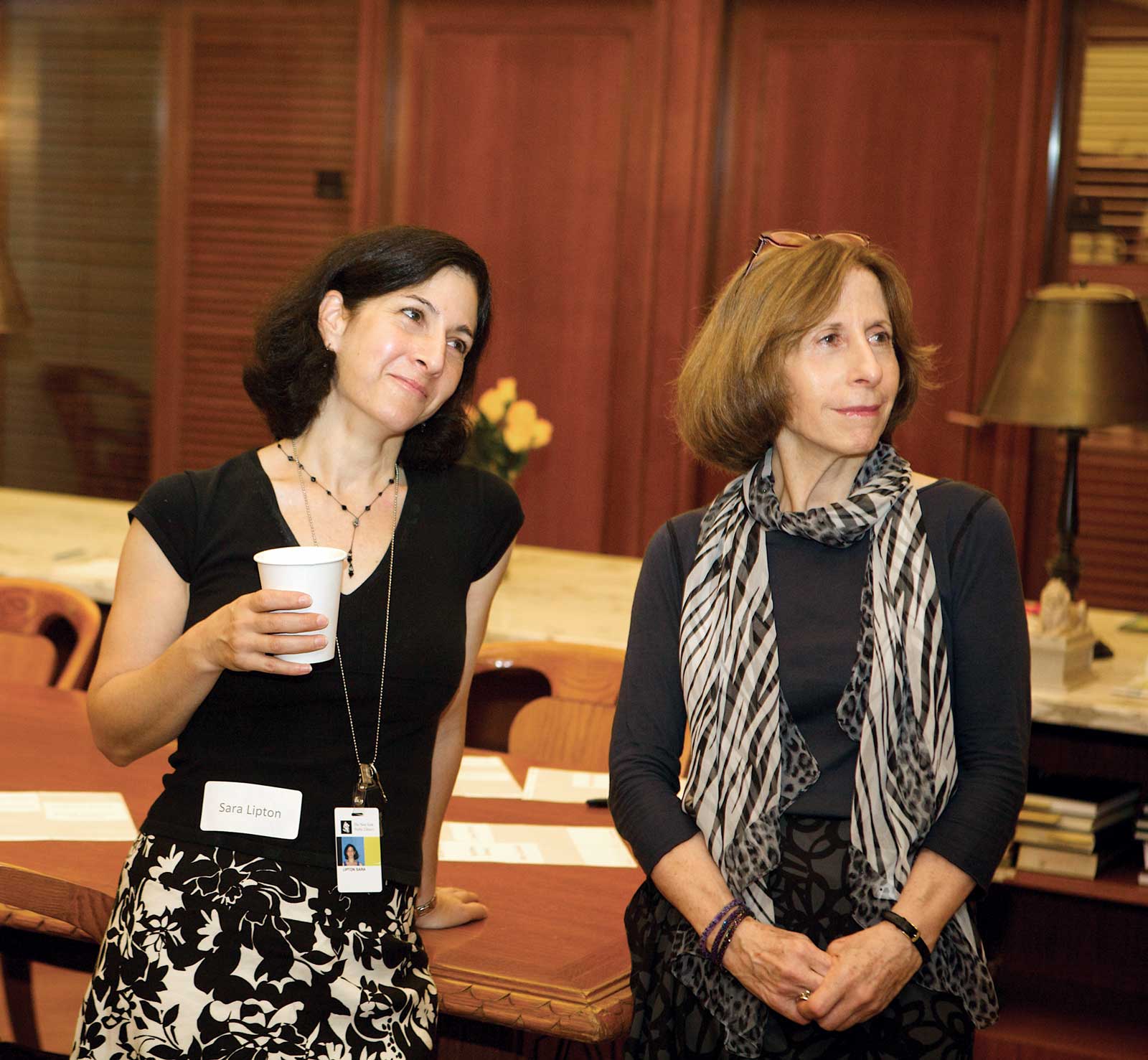 Sara Lipton and Jean Strouse.