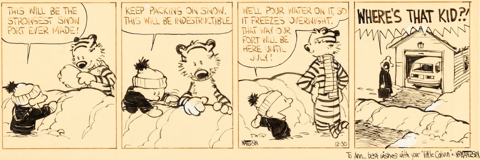 Bill Watterson's Calvin and Hobbes