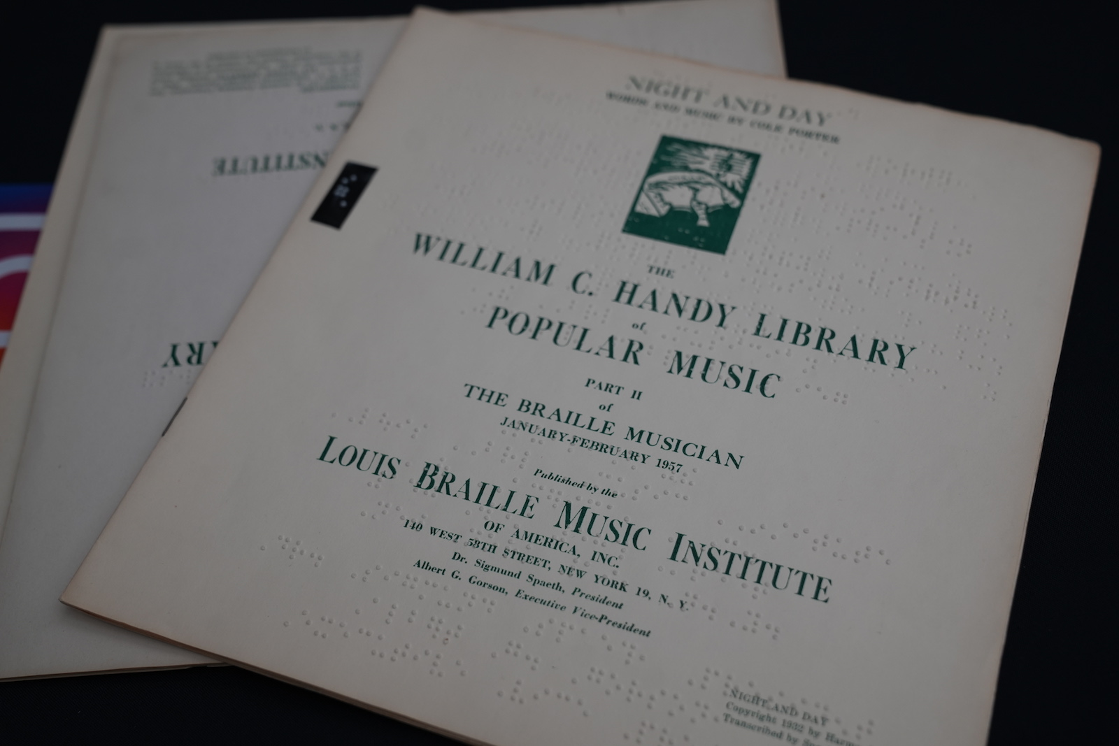 Part of the Filomen M. D'Agostino Greenberg Music School Braille donation