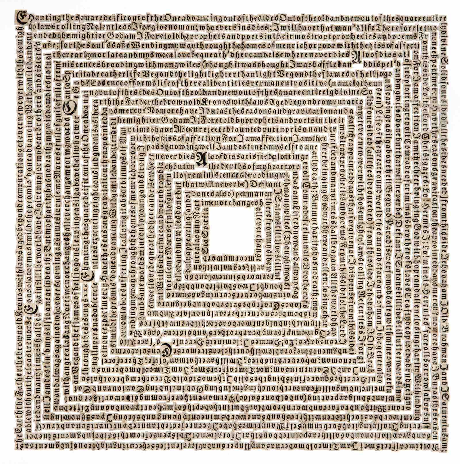 Meg Hitchcock’s Chanting the Square Deific (2014)