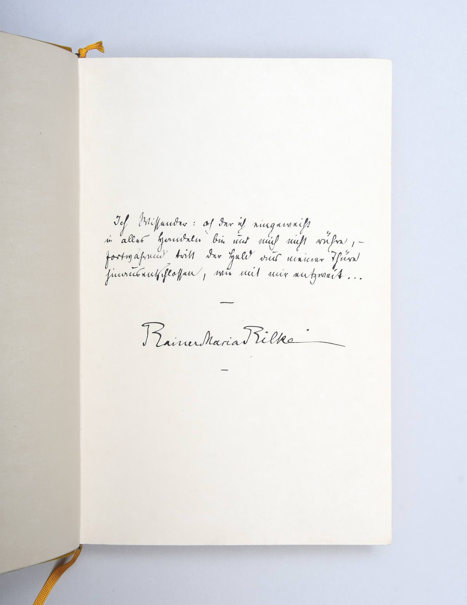 Rainer Maria Rilke’s Das Buch der Bilder