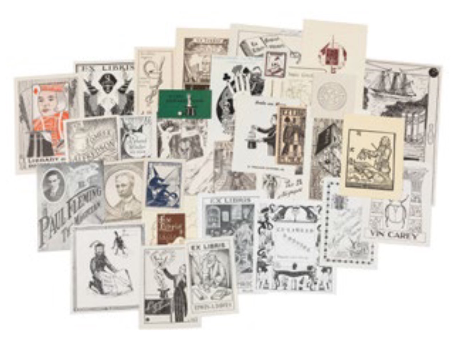Collection of Magicians’ Bookplates, 1900s – 60s