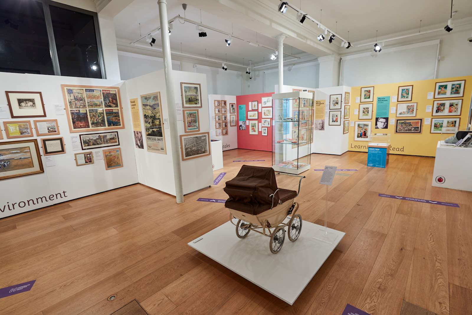 The travelling Ladybird exhibition