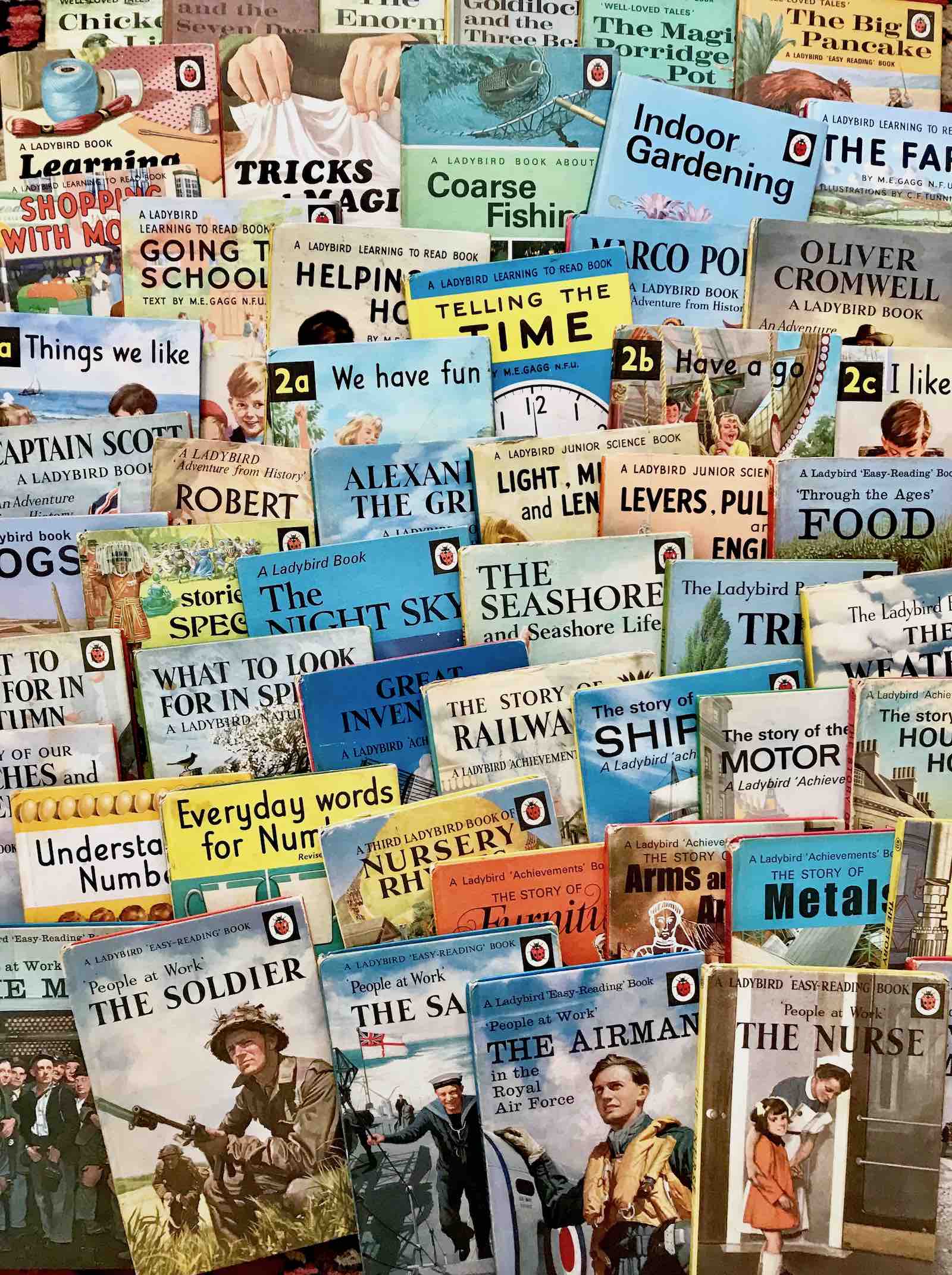 Items from Helen Day's Ladybird collection