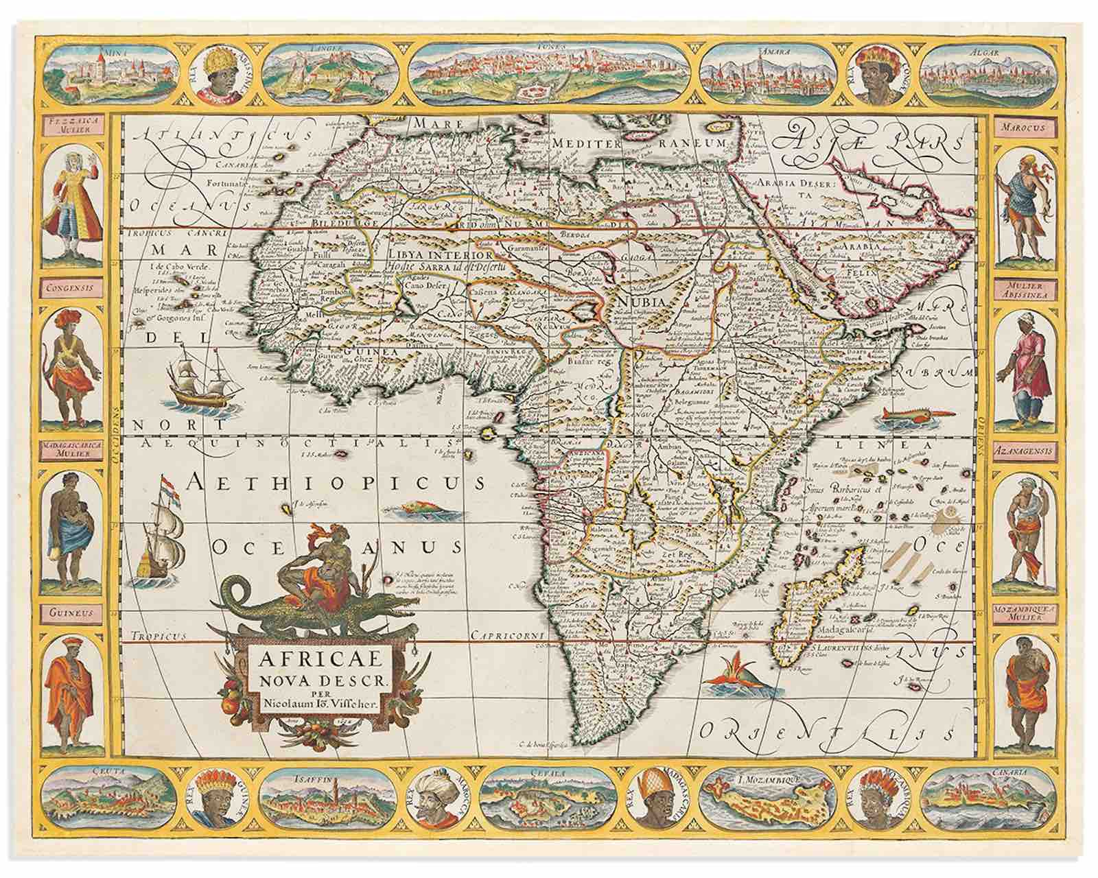 Nicolas Visscher's Africae Nova Descr