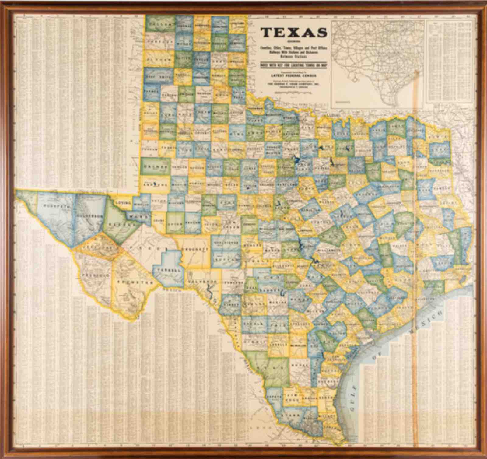 Dallas Texas by George F. Cram