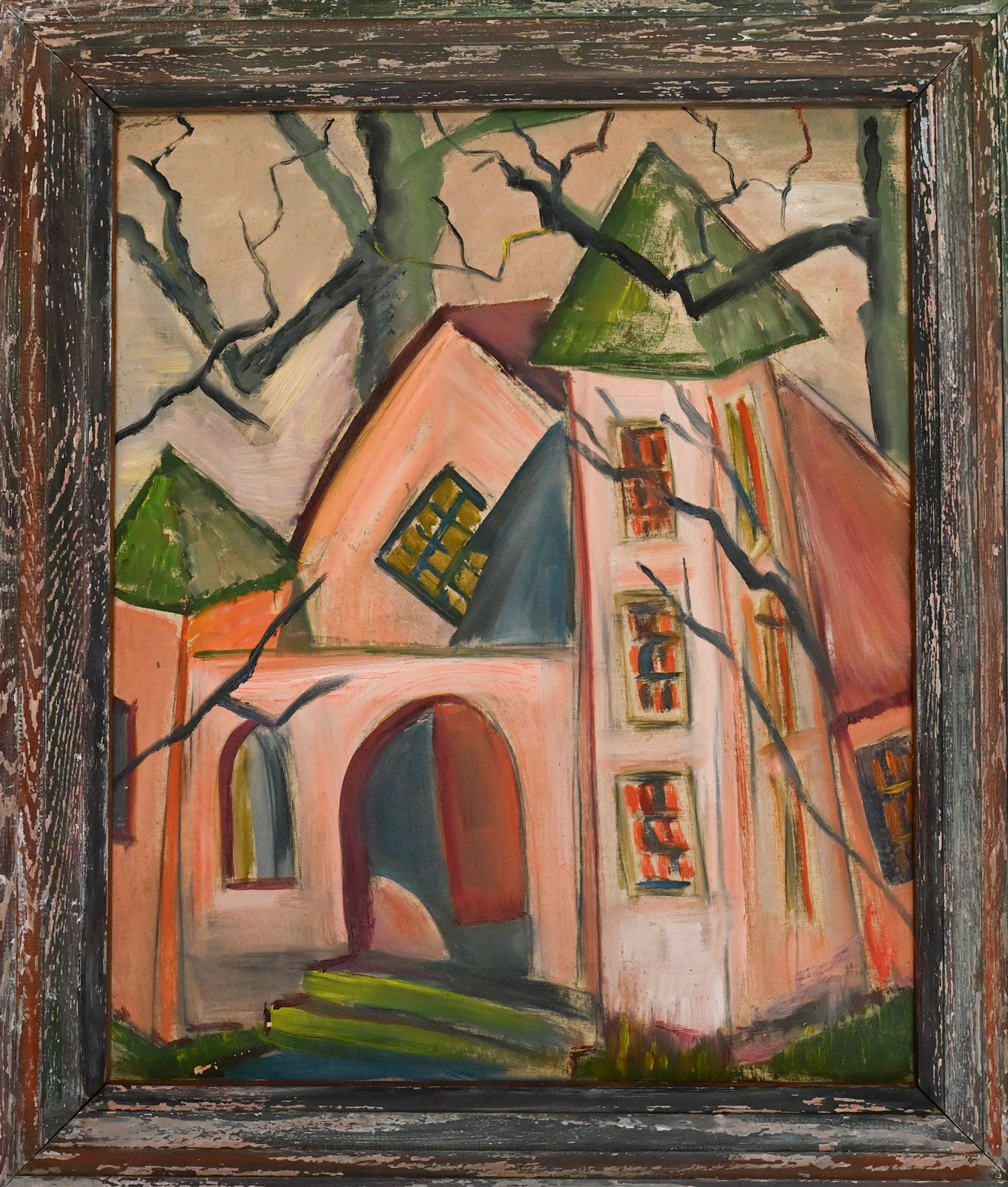A painting of a church by Flannery O’Connor.