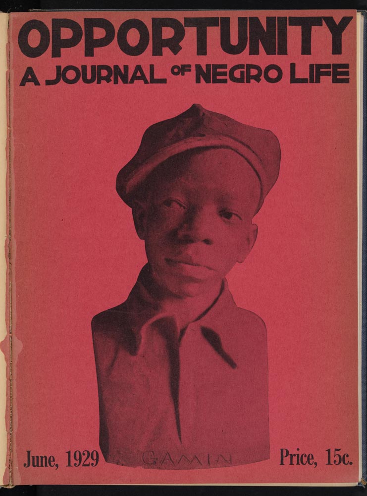 A sculpture by Augusta Savage on the co