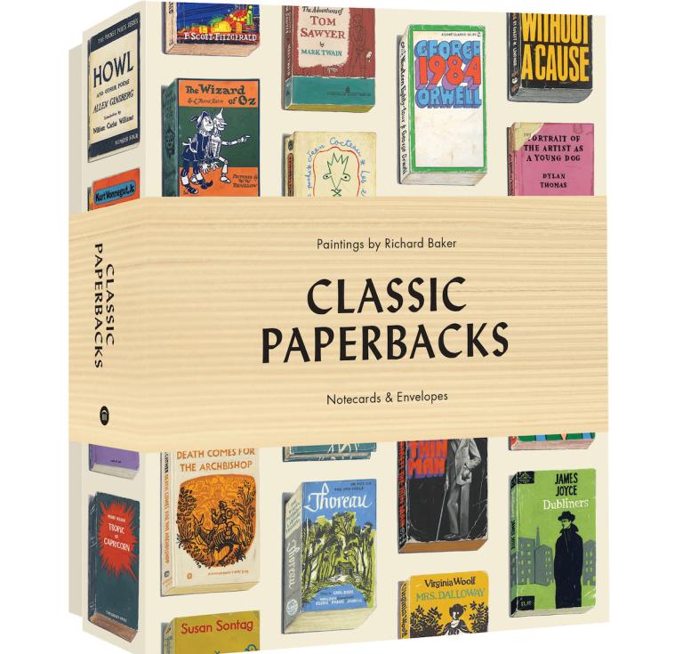 Classic paperbacks notecards