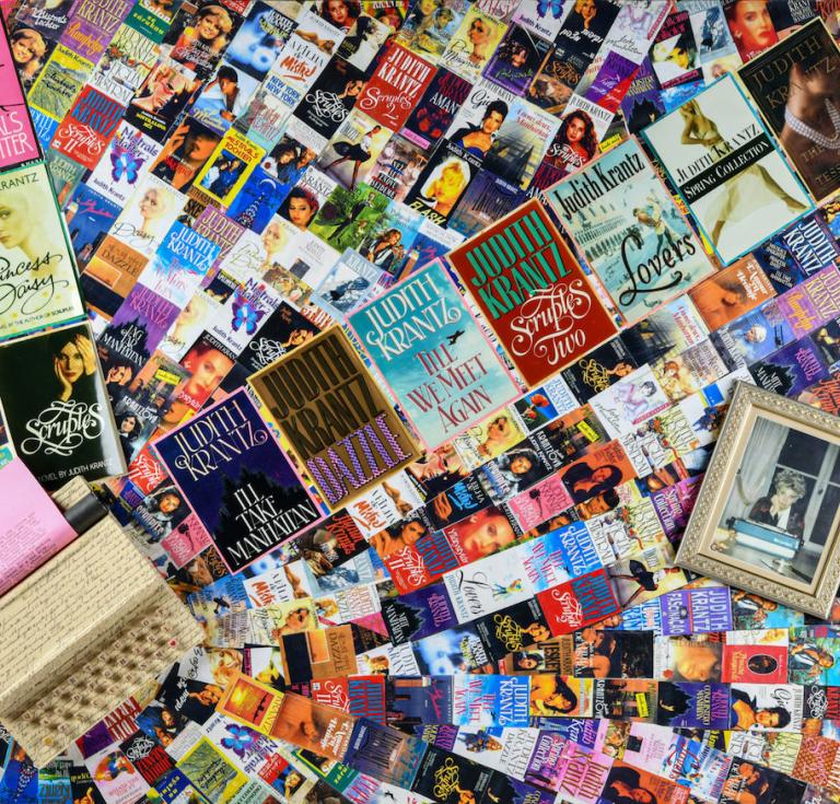 Judith Krantz decoupage