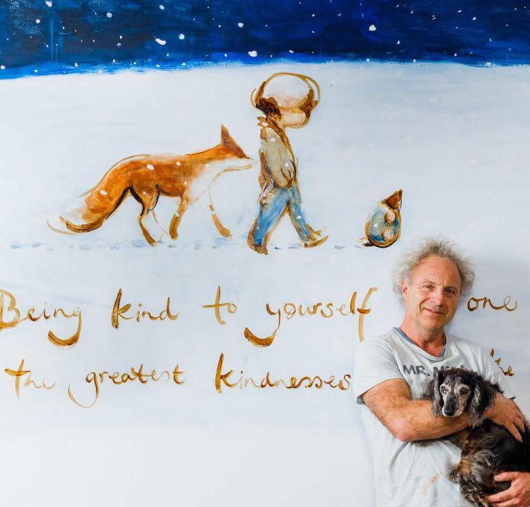 Charlie Mackesy in the Sotheby's Story Café