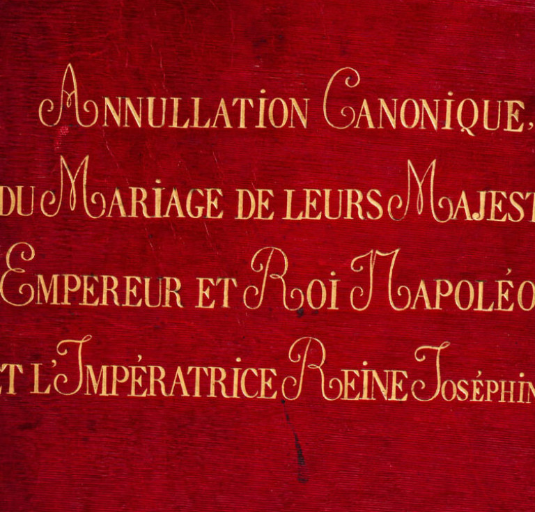 A large red folio originally containing all official documents of Napoleon’s divorce to Joséphine Estimate: €50,000 - €80,000