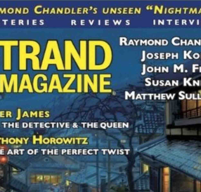 The Strand Magazine issue with the Chandler manuscript